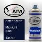 Preview: Aston-Martin, Midnight Blue, 1346D: 400ml Sprühdose, von ATW Autoteile West.